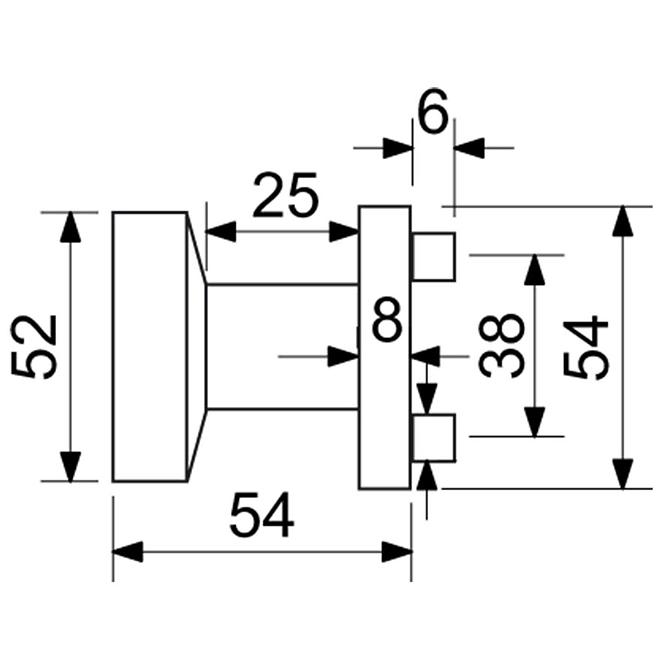 Nerezová Koule RK.KNOB.03.FIX.CE   