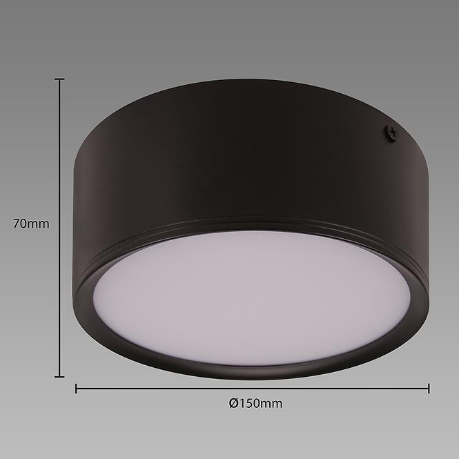 STROPNI SVÍTIDLO ROLEN LED 15W BLACK 03782 PL1