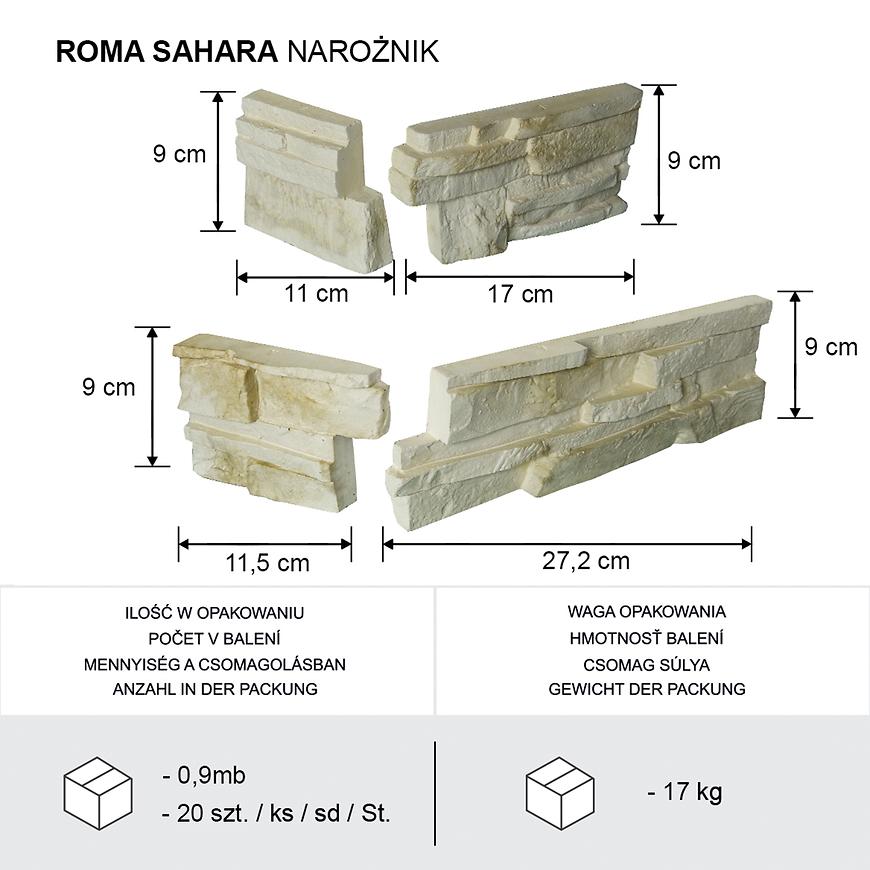 Rohový kámen  Roma sahara  bal=0,9mb