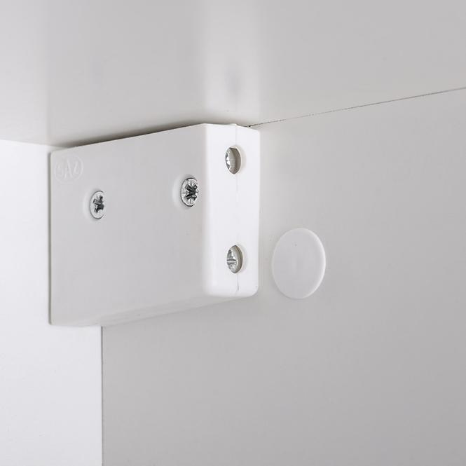 Komoda+Polica Switch Sb III Led Bílý