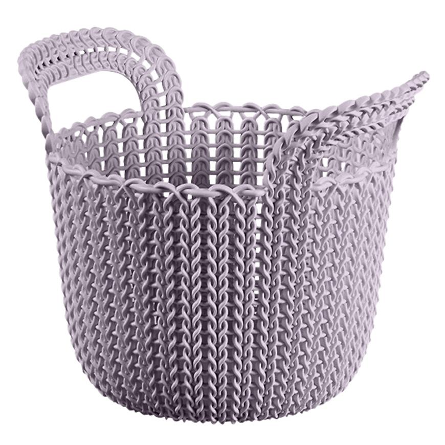 Koš kul. XS Knit 3L 240374 fialový