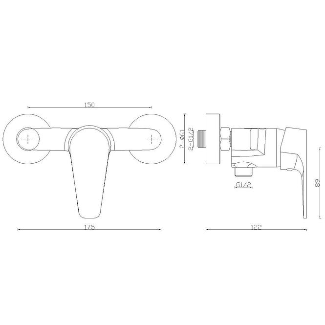 Baterie sprchová SW-88000 Kronos