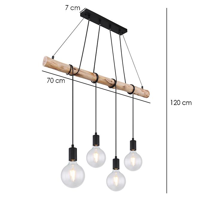 Svitidlo 15439-4 Wood Lw4