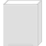 Kuchyňská skříňka Zoya W60 Pl bílý puntík/bílá
