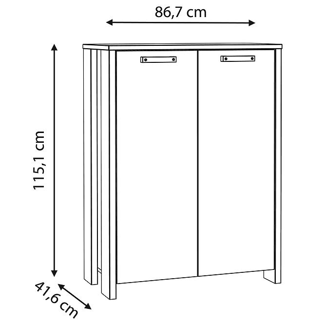 Komoda SYMMACH 2D CLFR325-C546