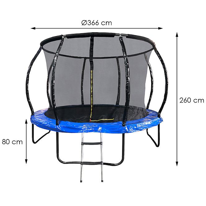 Trampolína PREMIUM 366cm s žebříkem