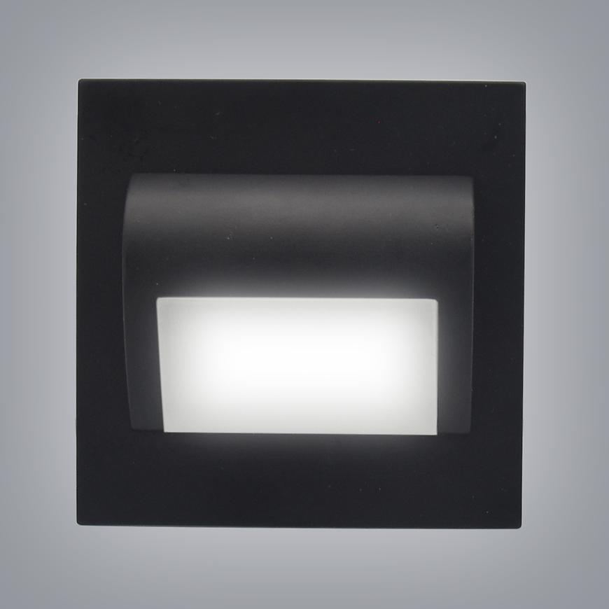 Schodišťová lampa 45006 Black 12V 1.5W IP20 4000K