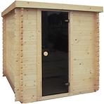 Venkovní hranatá sauna 2x2 m