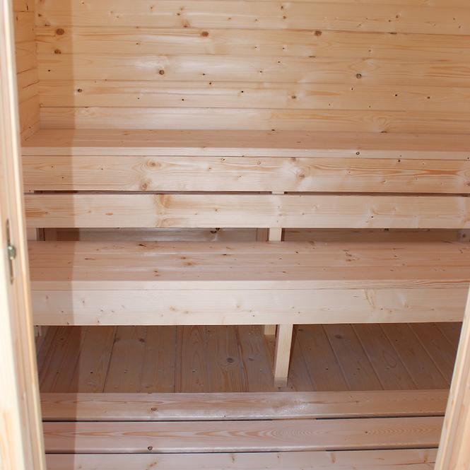 Venkovní hranatá sauna 2x2 m