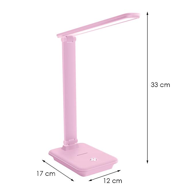 Stolní lampa Medan LED 9W/PINK