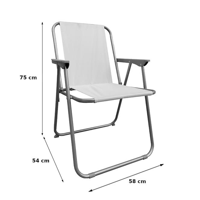 Zahradní křeslo PICKNICK skládací modré