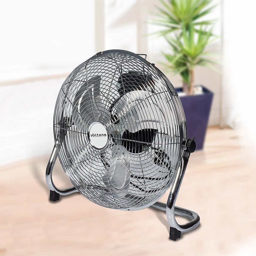 Stolní ventilátor kov 19,5” VO0548 Chrom