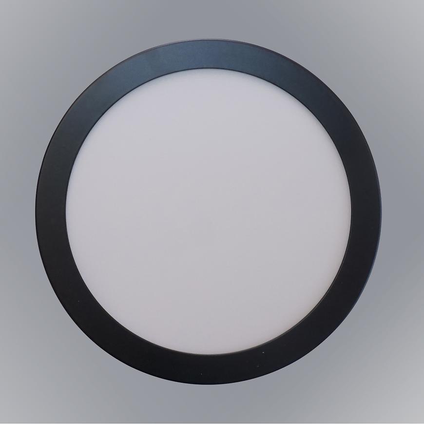 PANEL LED RING 6W 4200K KULATÝ ČERNÝ