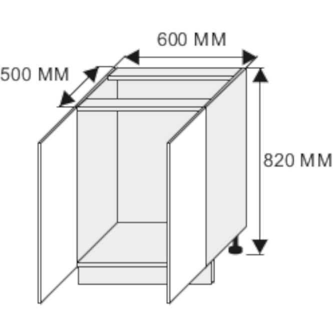 Kuchyňská Skříňka Essen grey D11/60