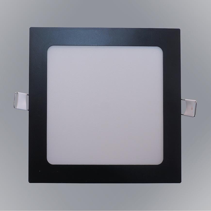 PANEL LED SQUARE 3W 4200K ČTVEREC ČERNÝ