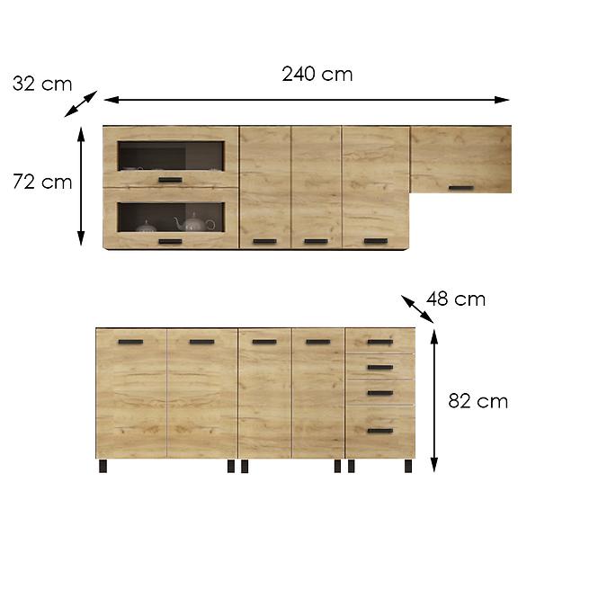 Kuchyňská Linka Lucjan 240 Artisan Bb