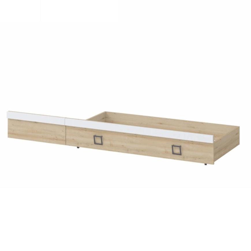 Zásuvka pod postel Kiki FK68-BK/KI-15 beech/white