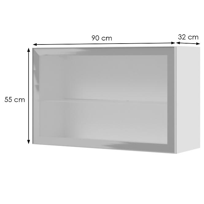 Kuchyňská skříňka Infinity V5-90-1ALP/5 Crystal White