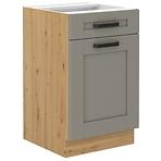 Kuchyňská skříňka Luna claygrey/artisan 50D 1F 1S BB