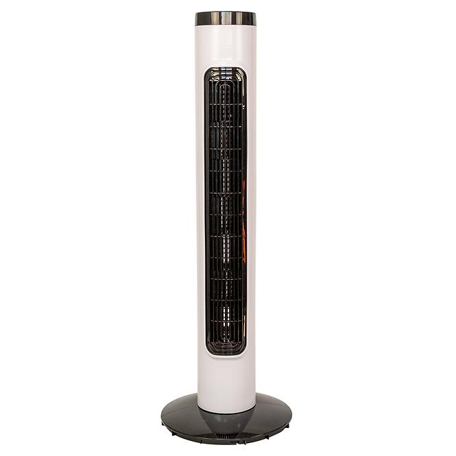 Slupový ventilátor 32” VO2207 bílý s dálkovým ovládáním a LED displejem