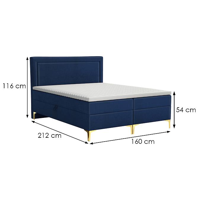 Postel Tempe Box Spring 160x200 Monolith 77