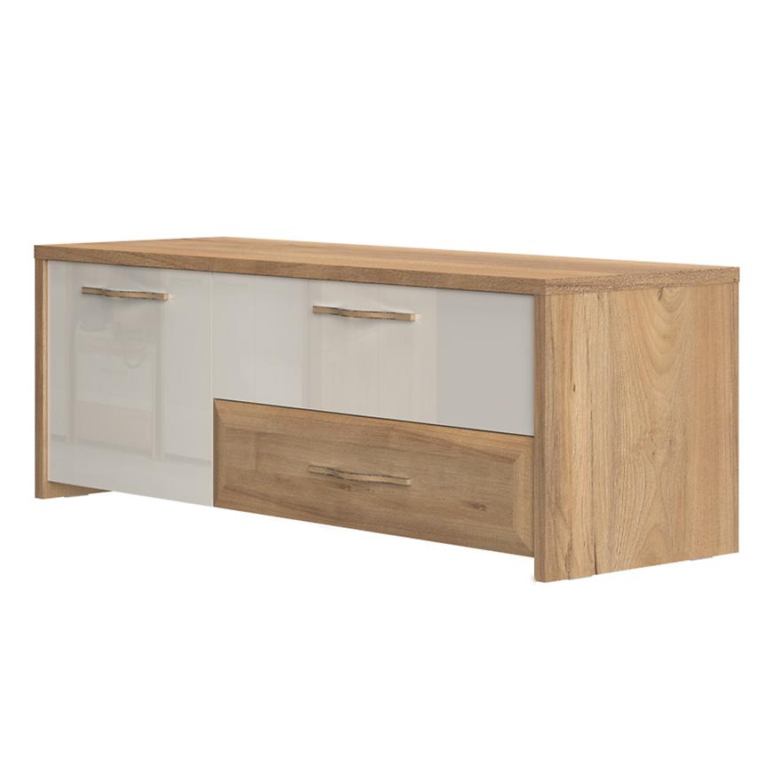 Tv Stolek Gala TV135-1K2F/GL pacific walnut/beige