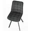 Židle K332 látka velvet/kov tmavě šedá,9
