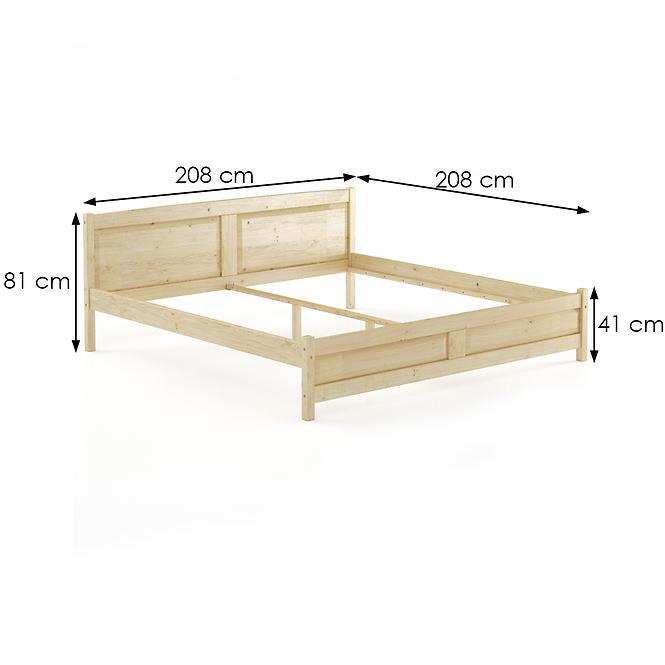 Postel borovicová LK104–200x200 syrová