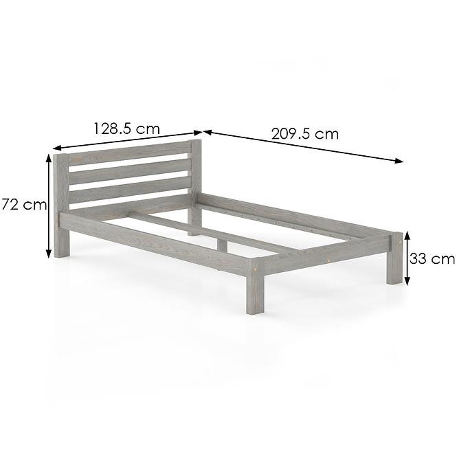 Postel borovicová LK105–120x200 grey