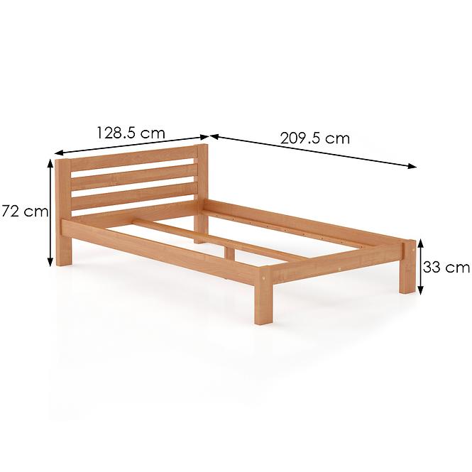 Postel borovicová LK105–120x200 olše