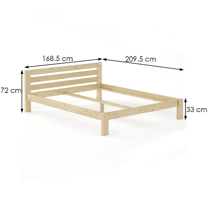 Postel borovicová LK105–160x200 syrová