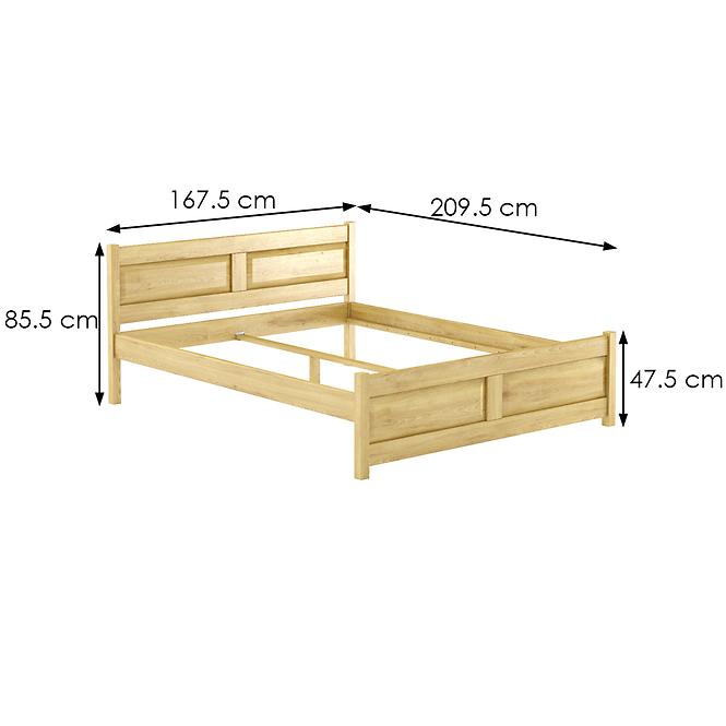 Postel Buk Lk109–160x200 rustikal