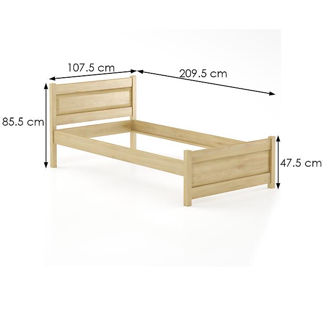 Postel Buk Lk120–100x200 přírodní