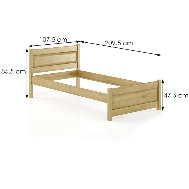 Postel Buk Lk120–100x200 rustikal