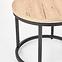 Konferenční stolek Oreo dub San Remo/černá set-2,4