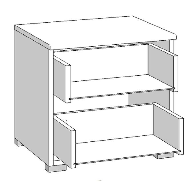 Noční Stolek Ksanti No2f 11008699