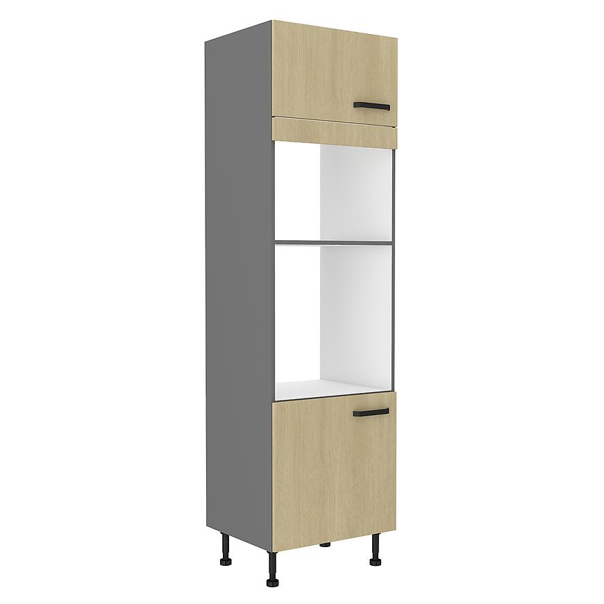 Kuchyňská Skříňka SCANDI jedle/antracit 60dpm-215 2f