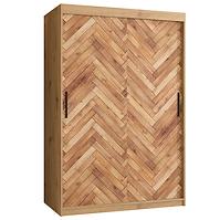 Skříň HERRINGBONE 1 120 Dub artisan/Rybí kost