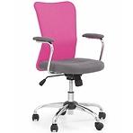 Kancelářská židle Andy šedá/růžová