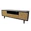 TV stolek Vermont 140x46x47 black/wood