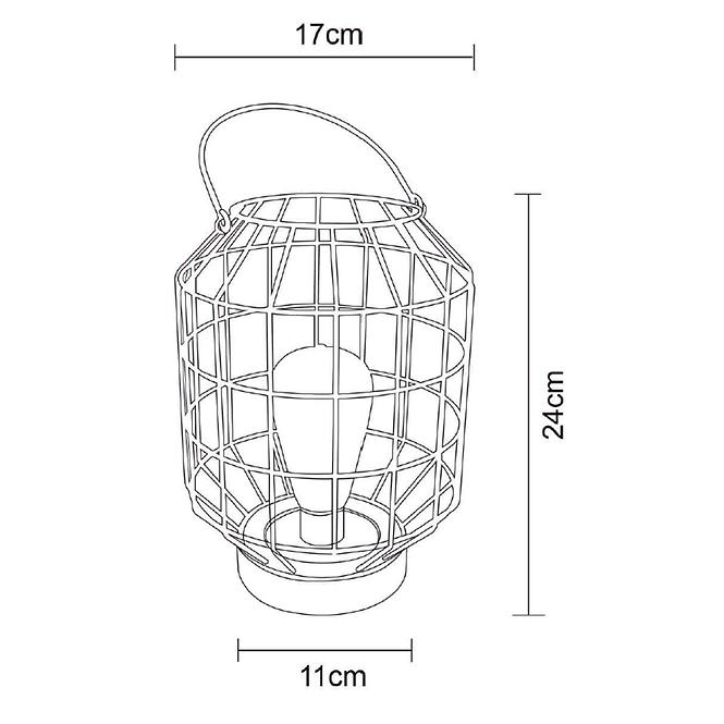 Solární lampa LANTERNE VO2843