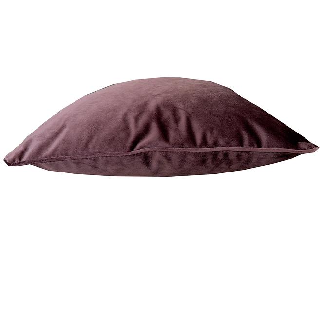 Polštář Velvet plain NL 174-27 45x45 purpurový