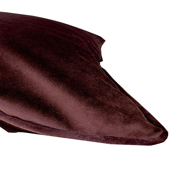 Polštář Velvet plain NL 174-27 45x45 purpurový