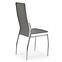 Židle K210 kov/eko kůže šedo-bílá 43x54x101,2