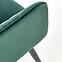 Židle K464 samet/kov tmavě zelená 58x59x84,9