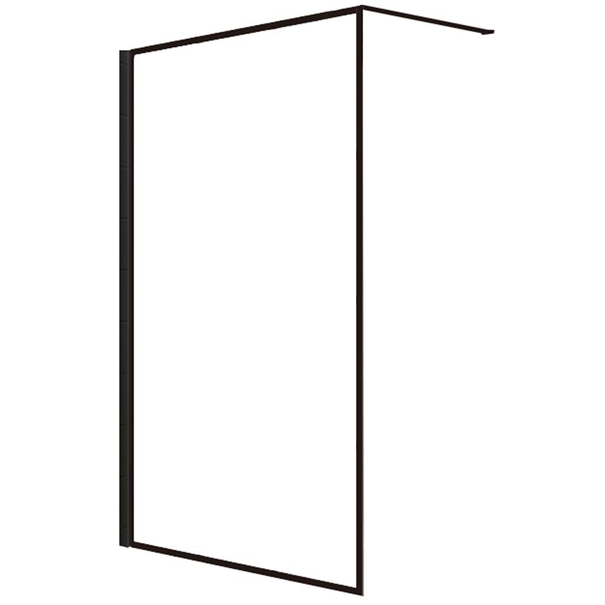 Sprchová zástěna WALK-IN Tiz 120x195 black