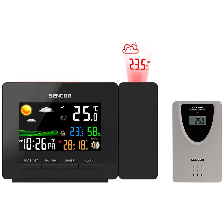 Meteostanice s projekcí Sencor SWS 5400