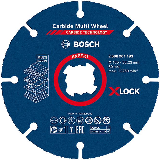 Expert Carbide Multi Wheel X-Lock cutting disc 125 mm