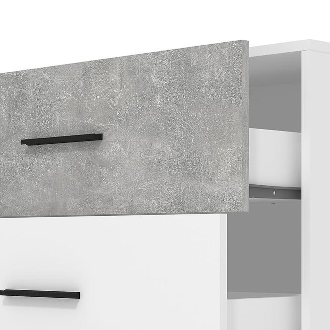 Komoda Varadero beton/bílý 3F 11011618