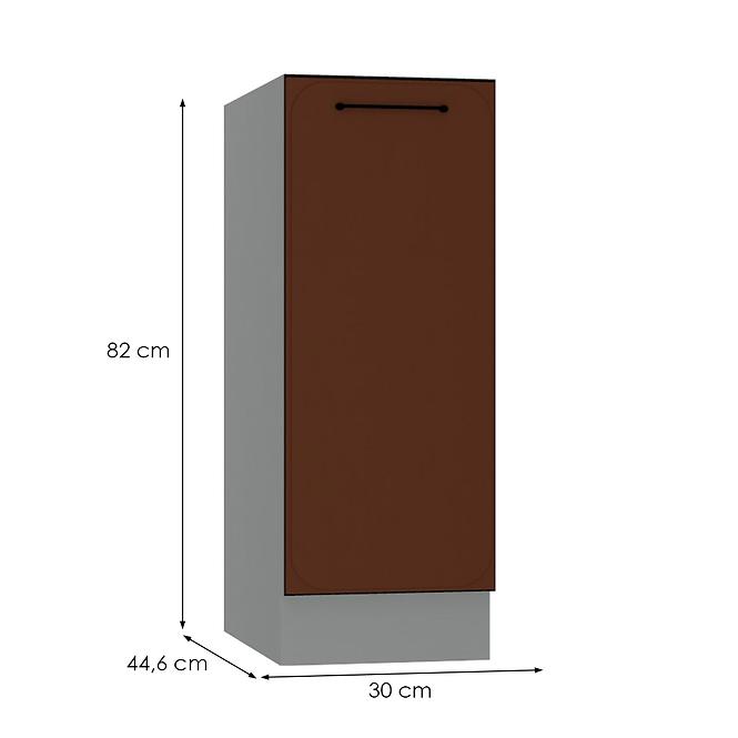 Kuchyňská skříňka Katrin D30 cihlová